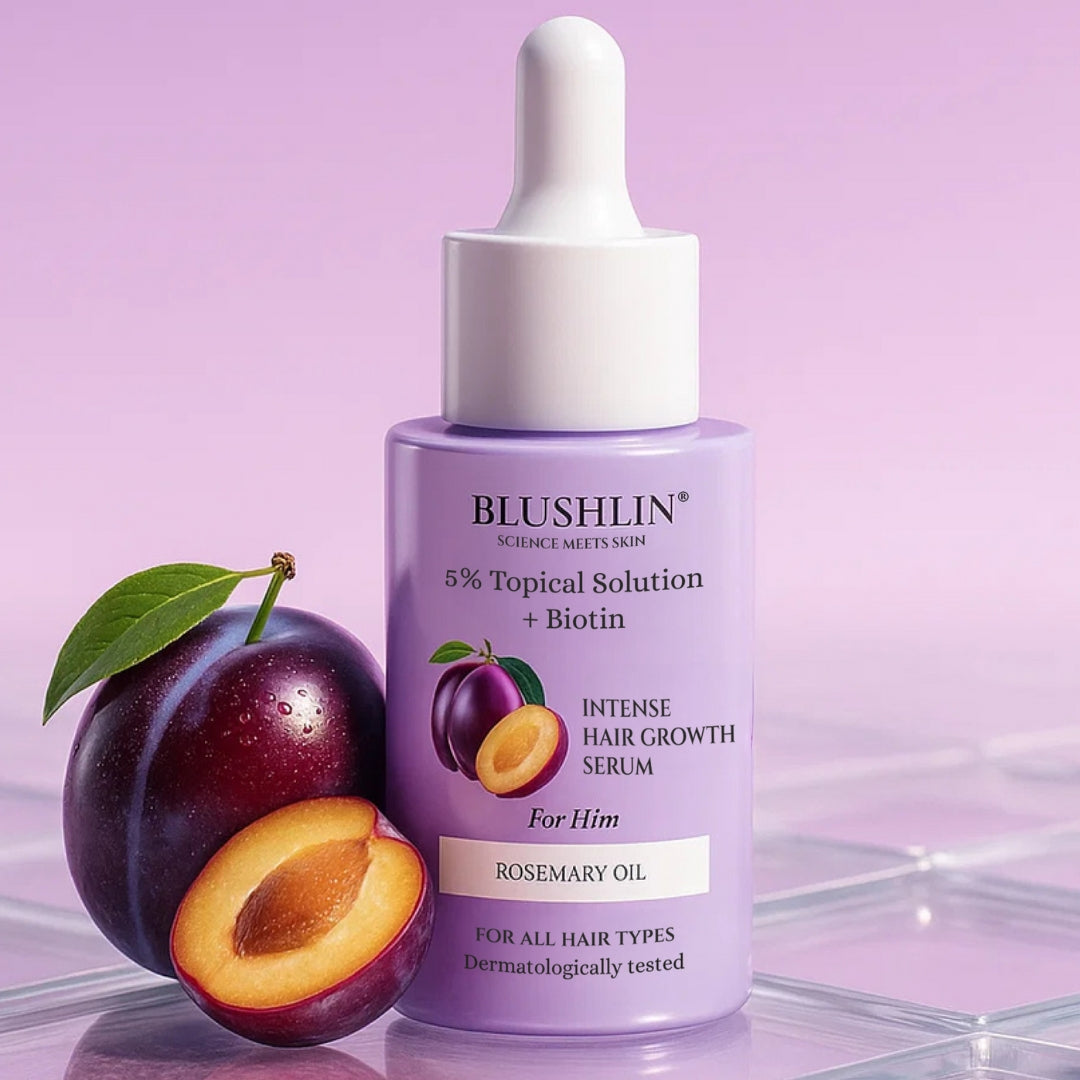 Blushlin 5% Minoxidil - Hair Growth Serum for Men | With Rosemary Oil