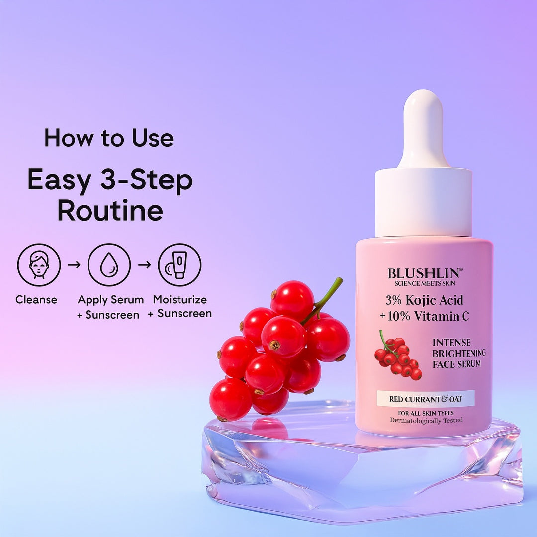 BLUSHLIN Kojic Acid Serum For Hyperpigmentation & Uneven Skin Tone