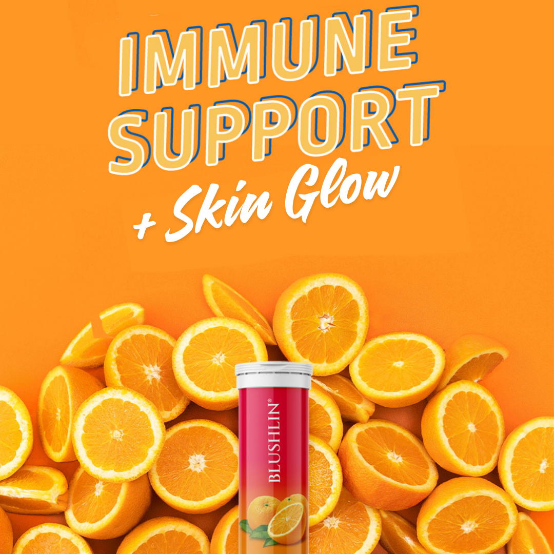 Glutathione Effervescent Tablets With Vitamin C For Skin Brightening | Sugar-Free