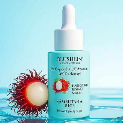 Blushlin Hair Growth Serum with Rosemary & Biotin | Strengthens Roots & Boosts Growth
