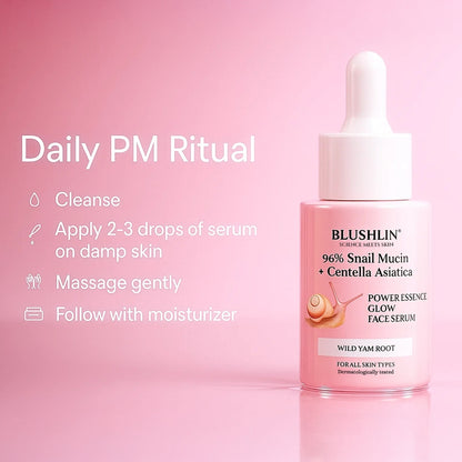 Snail Mucin 96% Power Essence For Glowing & Anti Aging