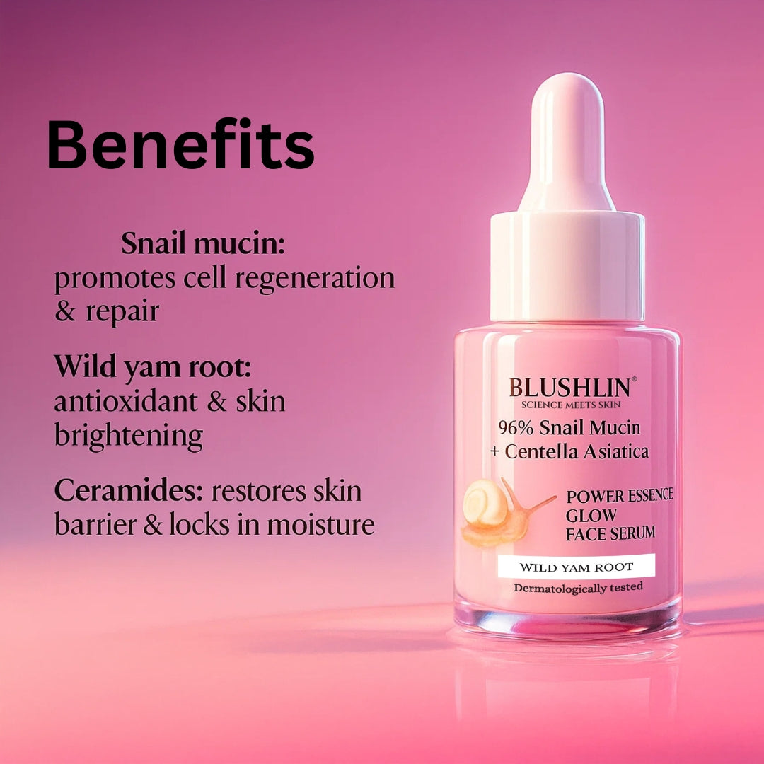Snail Mucin 96% Power Essence For Glowing & Anti Aging