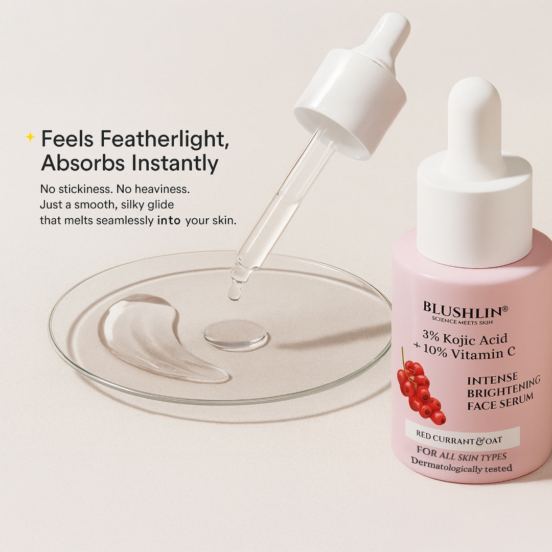 BLUSHLIN Kojic Acid Serum For Hyperpigmentation & Uneven Skin Tone