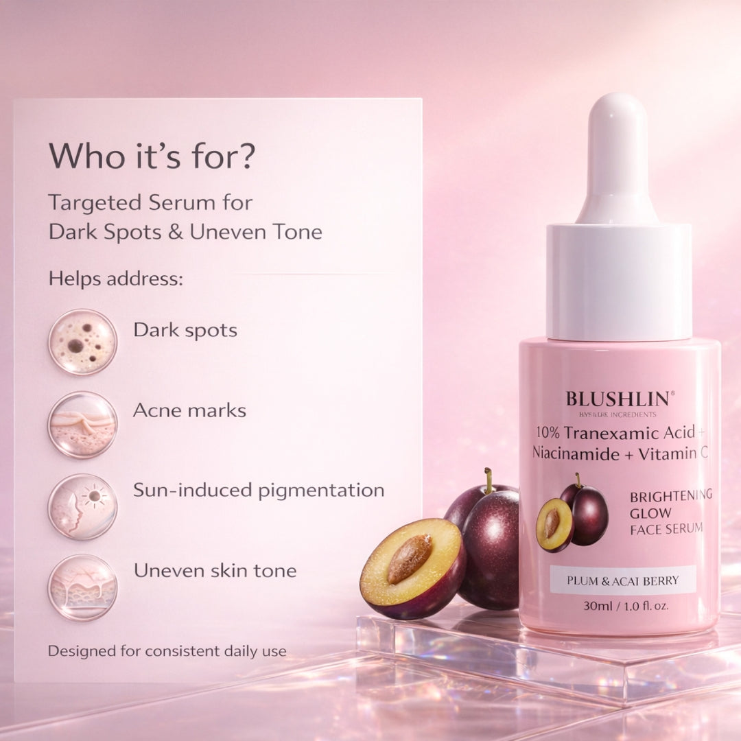Blushlin Tranexamic acid serum for melasma, pigmentation & PIE